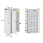 Versatile Kitchen Organizer: Compact 31.5  Cabinet with Smart Storage
