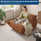 Modular Sectional Sofa, Togo Sofa with Deep Seat