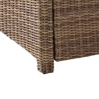 Bradenton 4pc Outdoor Wicker Conversation Set - Crosley