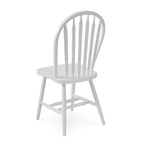 Chaise de salle à manger Windsor Arrowback en bois massif