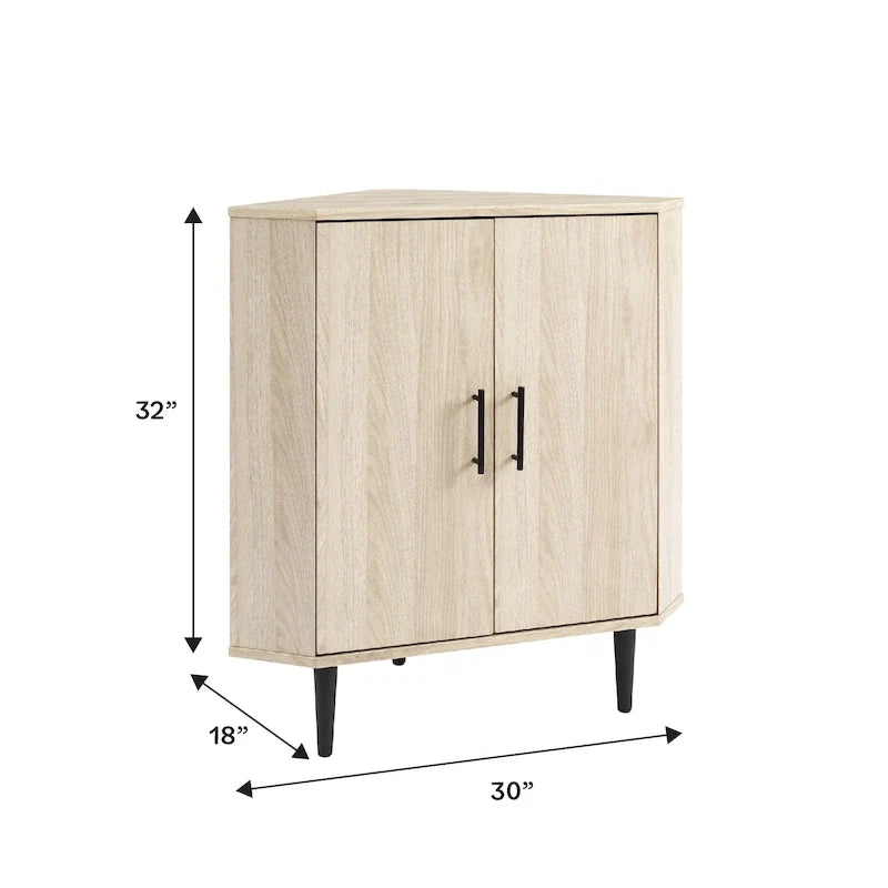 Middlebrook Designs 30-inch Corner Accent Cabinet