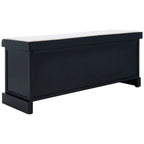 Banc de rangement SAFAVIEH Fiorello 3 tiroirs avec coussin - 47,3 L x 15 P x 19 H - 47Lx15Px19H