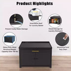 Black / White Heavy-Duty Metal Washer & Dryer Pedestal Stand – Single Unit, Anti-Vibration
