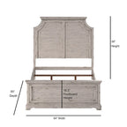 Palisade 5-Piece Antique White Bedroom Set
