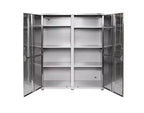 Seville Classics UltraHD 2-Piece Extra-Wide Storage Cabinet Set, 60 x 24