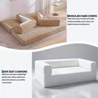 80.7 5-in-1 Convertible Sleeper Sofa Bed – Corduroy, 1200 lbs, No Assembly