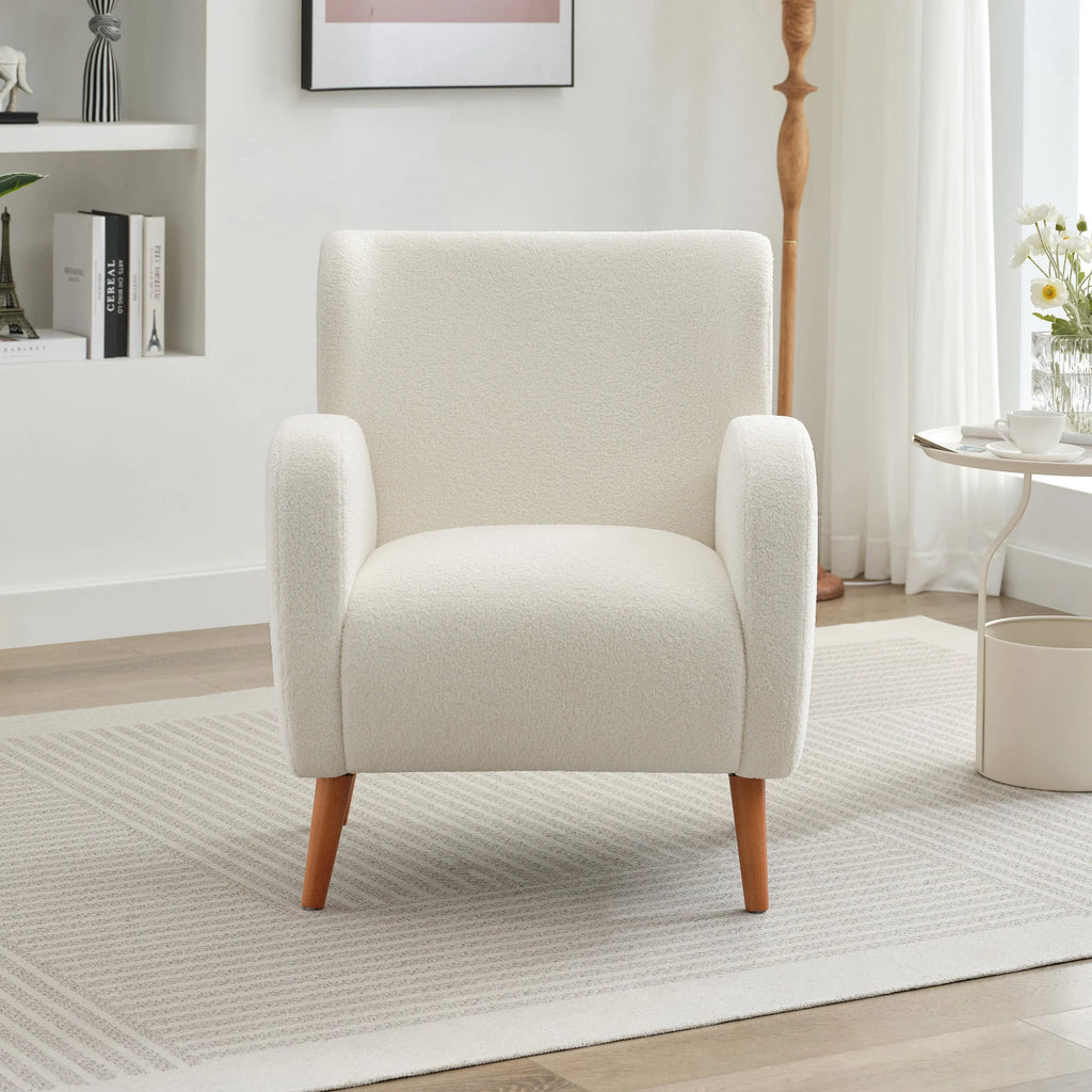 Modern Luxury Wingback Accent Arm Club Chair Single Sofa