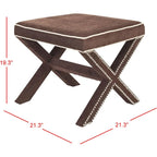 SAFAVIEH Shavonne X-Bench Ottoman