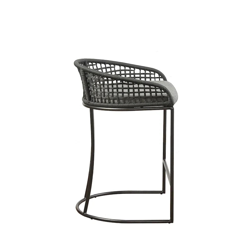 Madison Park Carmel Woven Counter Stool 25