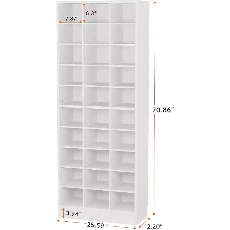 Tribesigns 10-Tier Shoe Storage Cabinet with 30 Cubbies