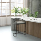 Madison Park Carmel Woven Counter Stool 25