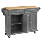 Simple Living Georgia Rolling Kitchen Cart