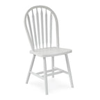 Chaise de salle à manger Windsor Arrowback en bois massif