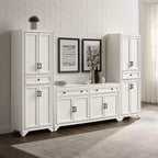 Set Tara 3 pezzi Madia e Dispensa Effetto Invecchiato - Crosley