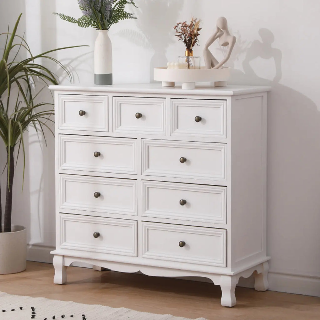 Rustic Brown Wood Accent Cabinet for Living Room Storage