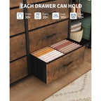 Dresser with 16 Drawers & Hanging Rod & Shelves, Fabric Storage Organizer for Bedroom, Closet, or Entryway