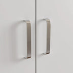 2-Door Wardrobe Armoires Freestanding Bedroom Armoire with Hanging Rod
