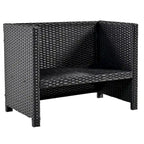 Spa Surround Spa Frame Quadrilateral Outdoor Rattan Sectional Sofa Set